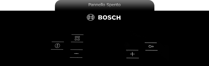 pannello comandi induzione spento